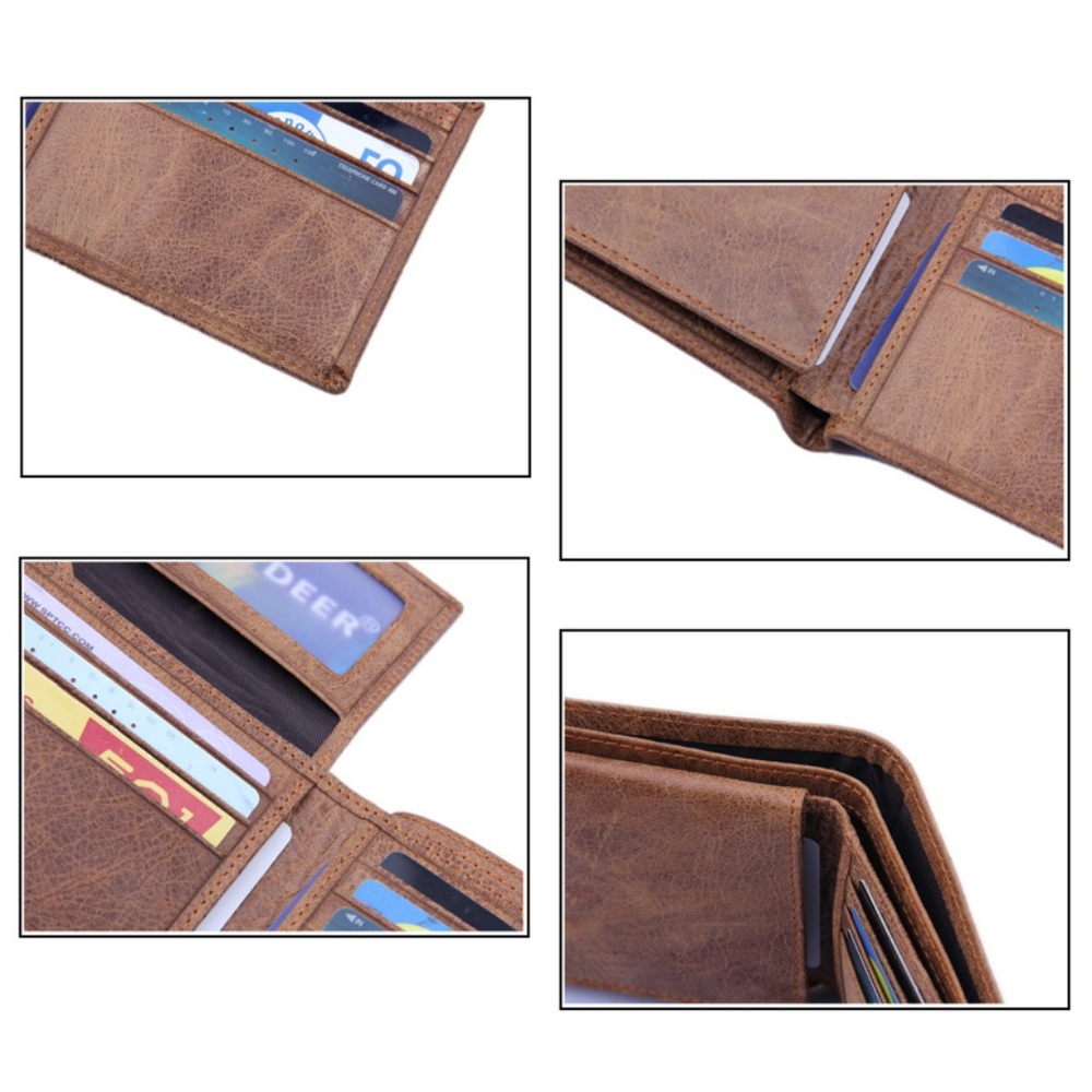 Mens RFID Protection Trifold WALLET - Picture 7 of 7